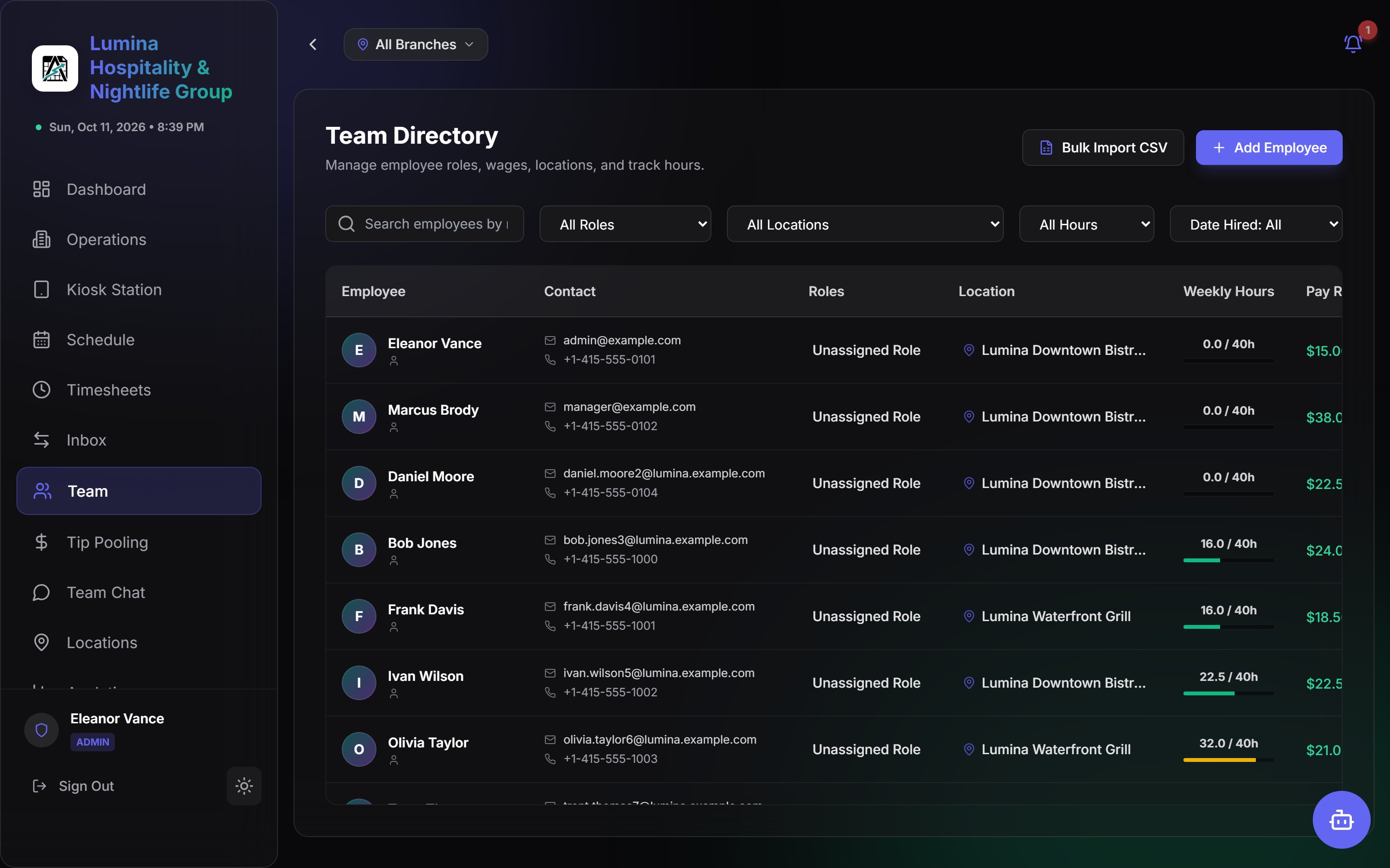 Authentic AlkaShift Enterprise Team Directory & Role Governance